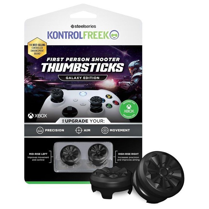 Pack de 2 Thumbsticks FPS Galaxy - STEELSERIES - KontrolFreek - Pour manettes Xbox - Noir Pack de 2 Thumbsticks FPS Galaxy - STEELSERIES - KontrolFreek - Pour manettes Xbox - Noir