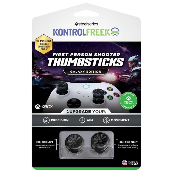 Pack de 2 Thumbsticks FPS Galaxy - STEELSERIES - KontrolFreek - Pour manettes Xbox - Noir Pack de 2 Thumbsticks FPS Galaxy - STEELSERIES - KontrolFreek - Pour manettes Xbox - Noir