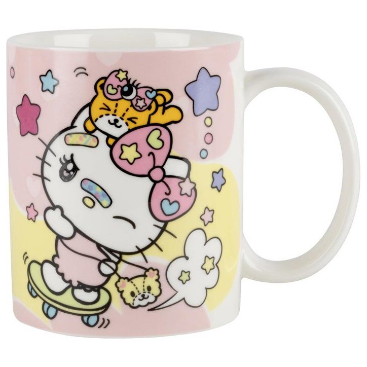 Tasse en céramique - Konix - Hello Kitty - 320 ml - Motif skateboard Tasse en céramique - Konix - Hello Kitty - 320 ml - Motif skateboard