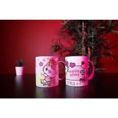 Tasse en céramique - Konix - Hello Kitty - 320 ml - Motif skateboard