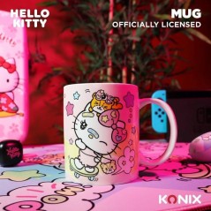 Tasse en céramique - Konix - Hello Kitty - 320 ml - Motif skateboard