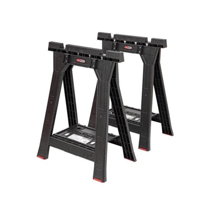 Tretaux - KS TOOLS - 850.0390F - Treteaux pliant pour caisse SCM - Treteaux pour etabli - Traiteau pliable