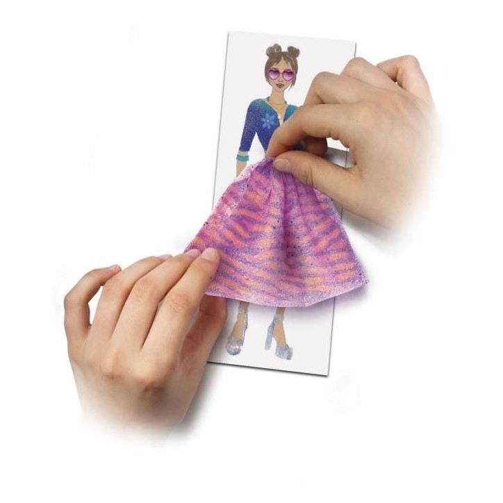 Jeu de coloriage - LANSAY - Blopens - Mon Atelier Mode - 20 pochoirs - Des 7 ans