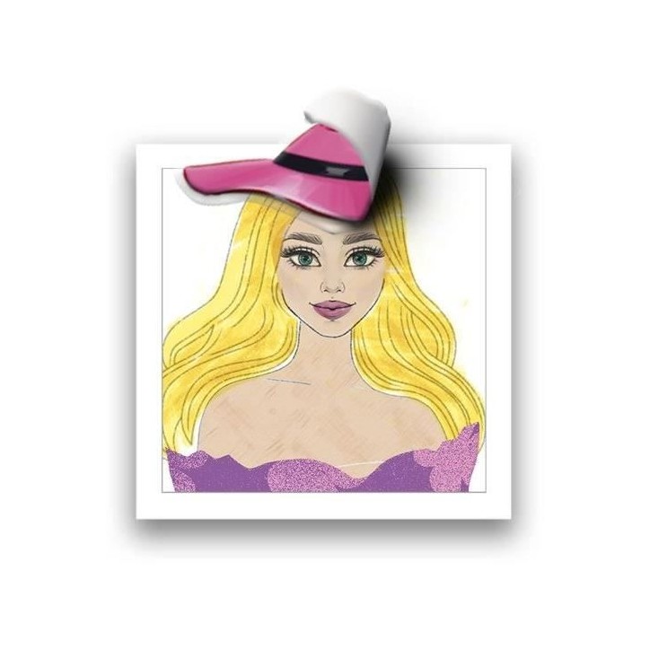 Jeu de coloriage - LANSAY - Blopens - Mon Atelier Mode - 20 pochoirs - Des 7 ans