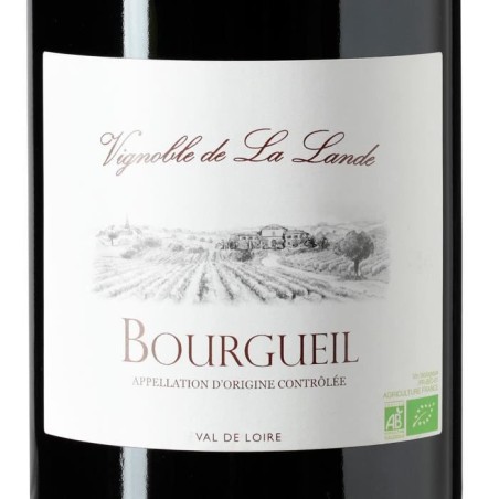 Vignoble de la Lande 2019 Bourgueil - Vin rouge du Val de Loire - Bio