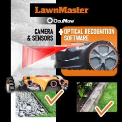 Robot tondeuse - Lawnmaster - VBRM16MAX - 24 V - 16 cm - 8 Ah - Sans f