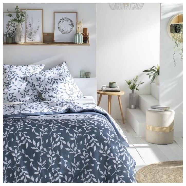 Parure de lit - TODAY Flower garden - 260x240 cm - 2 personnes - coton imprimé floral Parure de lit - TODAY Flower garden - 260x240 cm - 2 personnes - coton imprimé floral