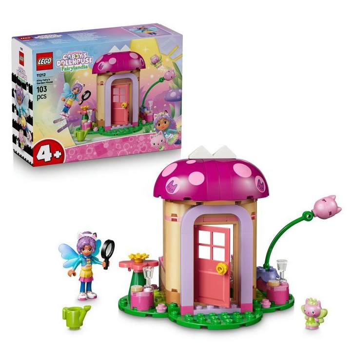 LEGO Gabby et la Maison Magique 11212 - La Maison de Jardin de Fée Minette - Kit de Construction pour Enfants + 2 Mini-Poupées LEGO Gabby et la Maison Magique 11212 - La Maison de Jardin de Fée Minette - Kit de Construction pour Enfants + 2 Mini-Poupées
