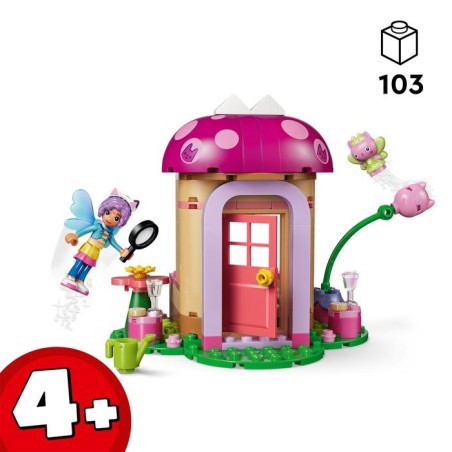 LEGO Gabby et la Maison Magique 11212 - La Maison de Jardin de Fée Minette - Kit de Construction pour Enfants + 2 Mini-Poupées