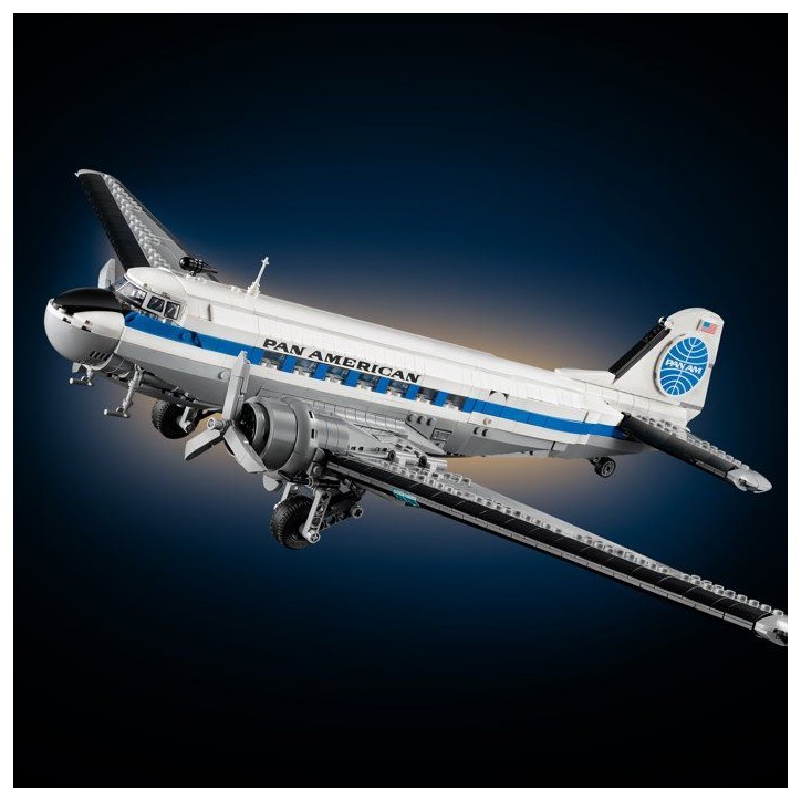 LEGO Icons 11378 - Exclu Cdiscount - Avion de Ligne Douglas DC-3 de la PAN AM - Set Adulte - Maquette Rétro LEGO Icons 11378 - Exclu Cdiscount - Avion de Ligne Douglas DC-3 de la PAN AM - Set Adulte - Maquette Rétro