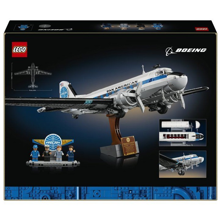 LEGO Icons 11378 - Exclu Cdiscount - Avion de Ligne Douglas DC-3 de la PAN AM - Set Adulte - Maquette Rétro LEGO Icons 11378 - Exclu Cdiscount - Avion de Ligne Douglas DC-3 de la PAN AM - Set Adulte - Maquette Rétro