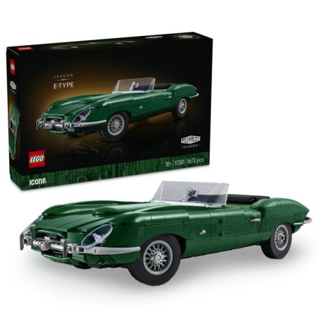 LEGO Icons 11381 - Jaguar E-Type - Set de Construction pour Adulte - M
