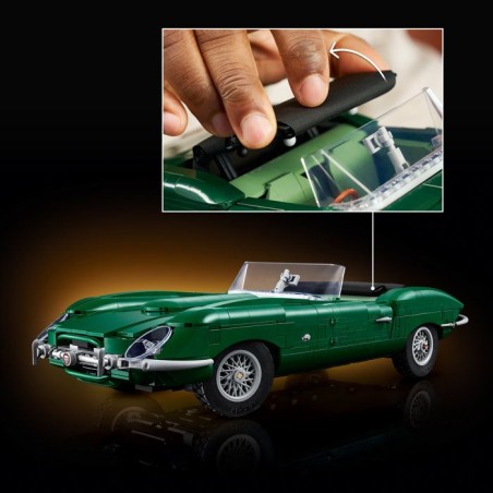 LEGO Icons 11381 - Jaguar E-Type - Set de Construction pour Adulte - Maquette de Voiture