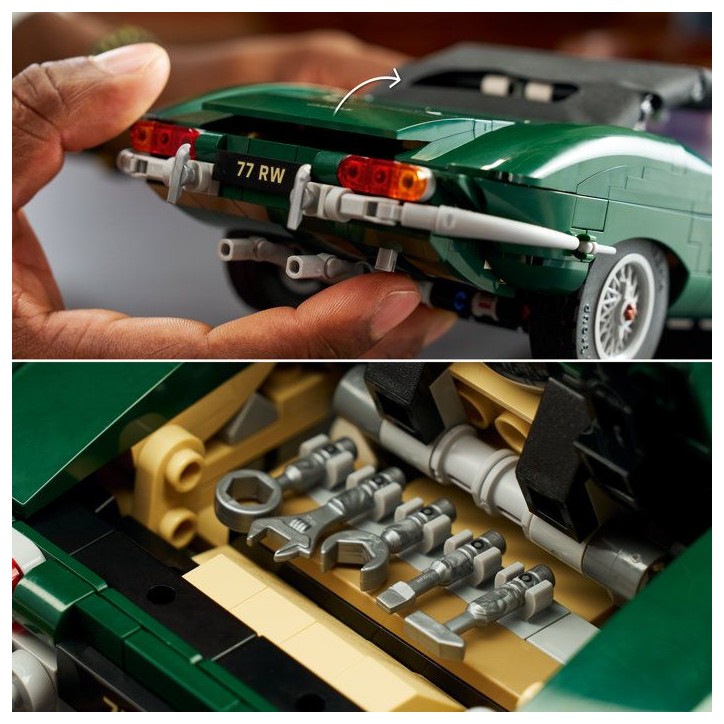 LEGO Icons 11381 - Jaguar E-Type - Set de Construction pour Adulte - Maquette de Voiture LEGO Icons 11381 - Jaguar E-Type - Set de Construction pour Adulte - Maquette de Voiture