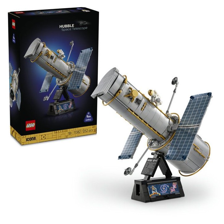 LEGO Icons 11382 - Le Télescope Spatial Hubble - Set de Construction Adulte DIY - Cadeau LEGO Icons 11382 - Le Télescope Spatial Hubble - Set de Construction Adulte DIY - Cadeau