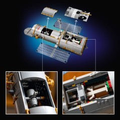 LEGO Icons 11382 - Le Télescope Spatial Hubble - Set de Construction