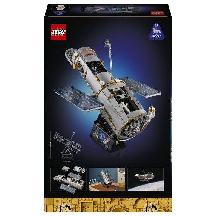 LEGO Icons 11382 - Le Télescope Spatial Hubble - Set de Construction Adulte DIY - Cadeau LEGO Icons 11382 - Le Télescope Spatial Hubble - Set de Construction Adulte DIY - Cadeau