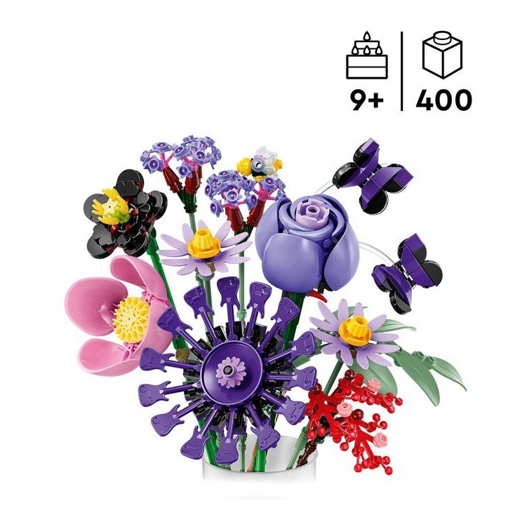 LEGO Set de construction Bouquet de fleurs - 11507 - Édition Olivia Rodrigo, fleurs a personnaliser - Des 9 ans