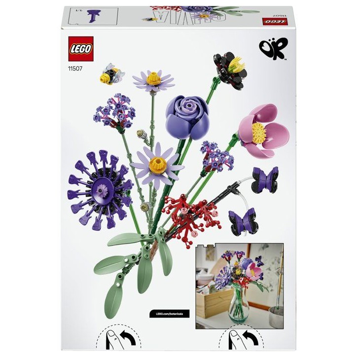 LEGO Set de construction Bouquet de fleurs - 11507 - Édition Olivia Rodrigo, fleurs a personnaliser - Des 9 ans