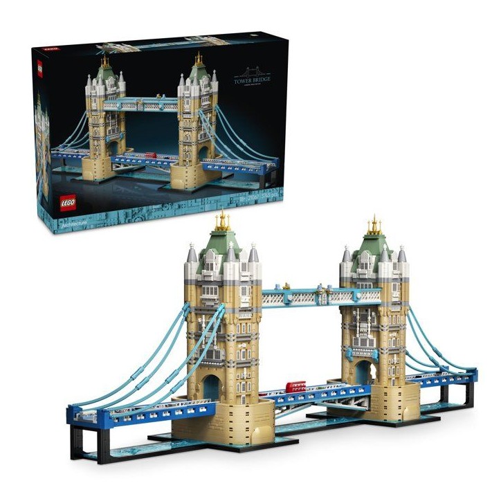 LEGO Architecture 21067 Tower Bridge - Set de Construction pour Adulte - Maquette DIY LEGO Architecture 21067 Tower Bridge - Set de Construction pour Adulte - Maquette DIY
