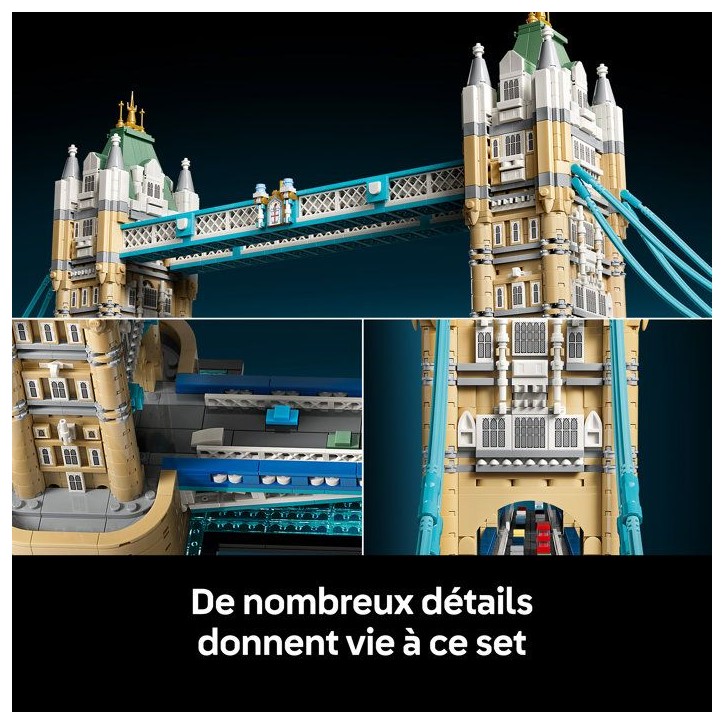 LEGO Architecture 21067 Tower Bridge - Set de Construction pour Adulte - Maquette DIY LEGO Architecture 21067 Tower Bridge - Set de Construction pour Adulte - Maquette DIY
