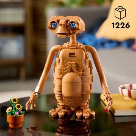 LEGO Set de construction LEGO Ideas - 21370 - E.T. l'Extra-Terrestre, figurine articulée 30 cm - Des 18 ans