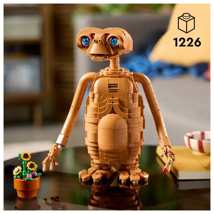 LEGO Set de construction LEGO Ideas - 21370 - E.T. l'Extra-Terrestre, figurine articulée 30 cm - Des 18 ans