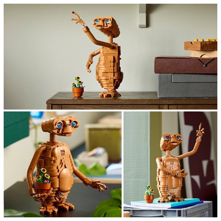 LEGO Set de construction LEGO Ideas - 21370 - E.T. l'Extra-Terrestre, figurine articulée 30 cm - Des 18 ans