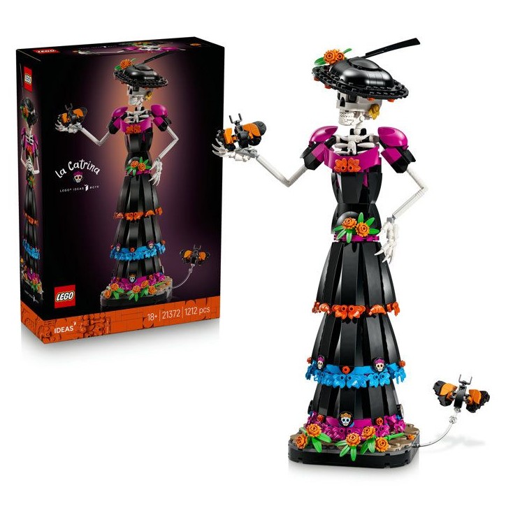 LEGO Ideas 21372 La Catrina - Set de Construction pour Adulte - Décoration DIY Dia del Muertos - Cadeau LEGO Ideas 21372 La Catrina - Set de Construction pour Adulte - Décoration DIY Dia del Muertos - Cadeau