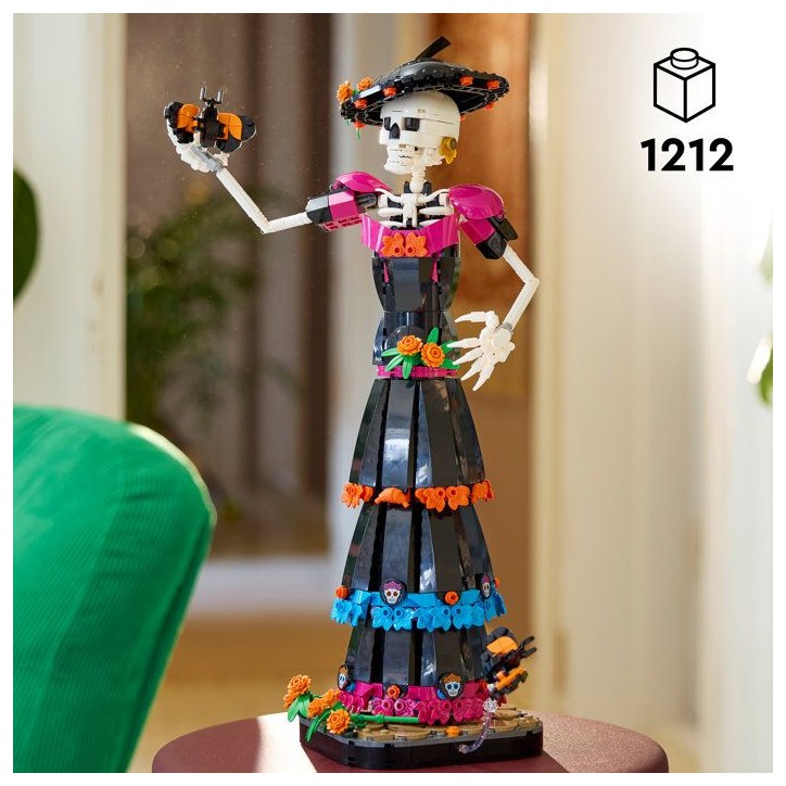 LEGO Ideas 21372 La Catrina - Set de Construction pour Adulte - Décoration DIY Dia del Muertos - Cadeau LEGO Ideas 21372 La Catrina - Set de Construction pour Adulte - Décoration DIY Dia del Muertos - Cadeau