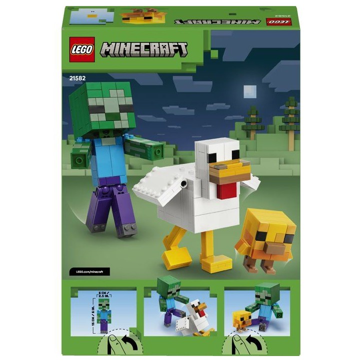 LEGO Minecraft 21582 Poule Chevauchée - Jeu de Construction pour Garçon ou Fille des 9 ans LEGO Minecraft 21582 Poule Chevauchée - Jeu de Construction pour Garçon ou Fille des 9 ans