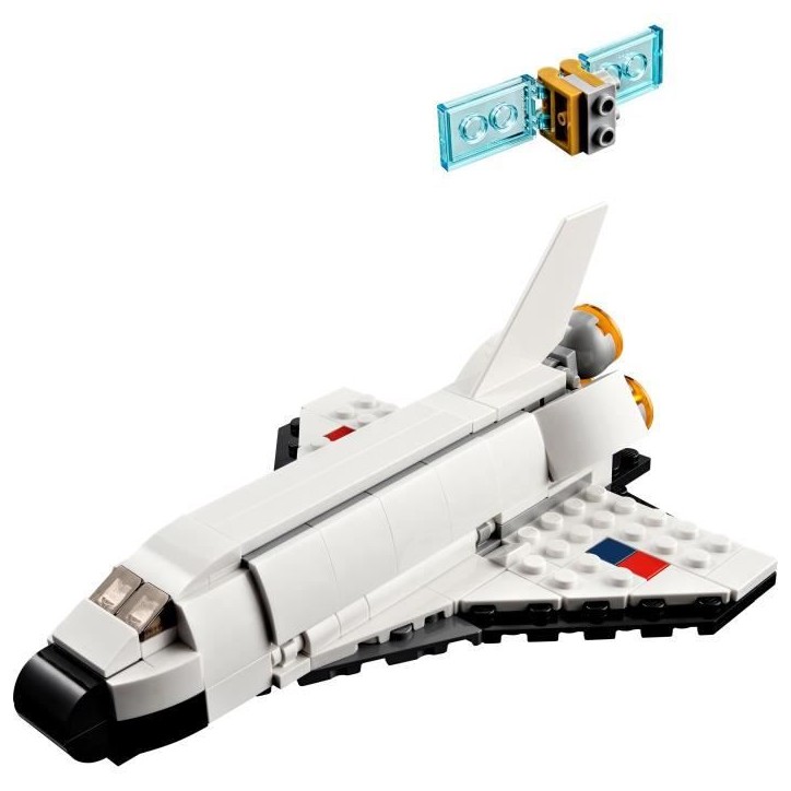 LEGO Creator 3-en-1 31134 La Navette Spatiale, Jouet Figurine Astronaute avec Vaisseau, Enfants 6 Ans LEGO Creator 3-en-1 31134 La Navette Spatiale, Jouet Figurine Astronaute avec Vaisseau, Enfants 6 Ans