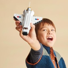 LEGO Creator 3-en-1 31134 La Navette Spatiale, Jouet Figurine Astronau