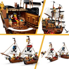 LEGO Creator 3-en-1 31387 Bateau Pirate Mythique - Jeu de Construction