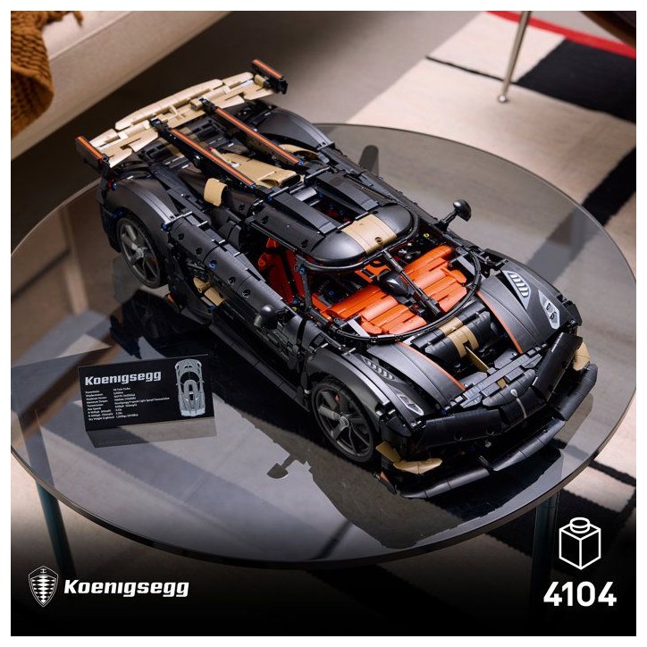LEGO Technic 42232 Megacar Sadair's Spear de Koenigsegg - Set Adulte - Maquette de Voiture - Idée Cadeau LEGO Technic 42232 Megacar Sadair's Spear de Koenigsegg - Set Adulte - Maquette de Voiture - Idée Cadeau