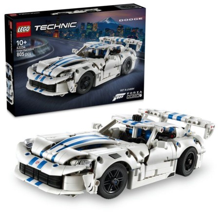 LEGO Technic 42234 Voiture de Sport Dodge Viper GTS-R - Jouet pour Gar