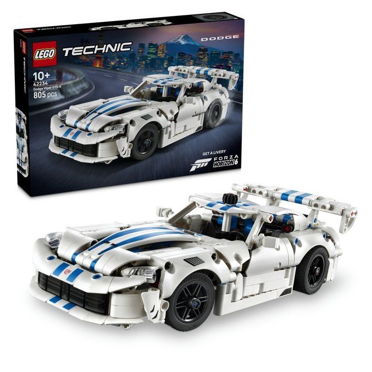 LEGO Technic 42234 Voiture de Sport Dodge Viper GTS-R - Jouet pour Garçon ou Fille 10 ans LEGO Technic 42234 Voiture de Sport Dodge Viper GTS-R - Jouet pour Garçon ou Fille 10 ans