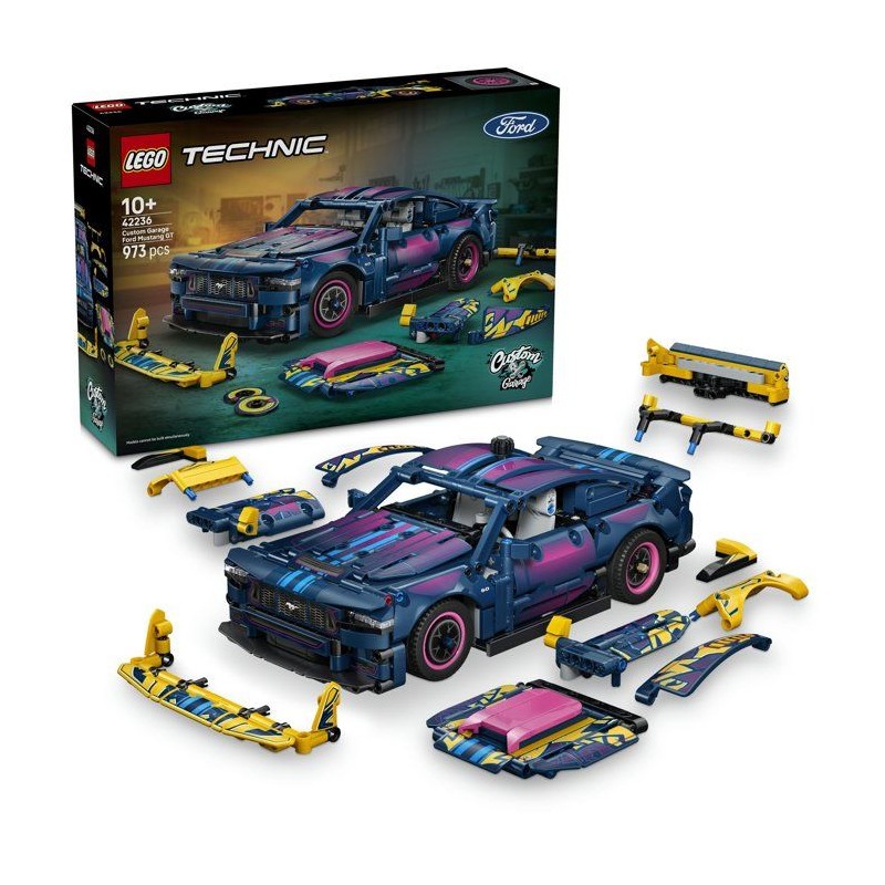 LEGO Technic 42236 Voiture Ford Mustang GT a Personnaliser - Jeu des 1