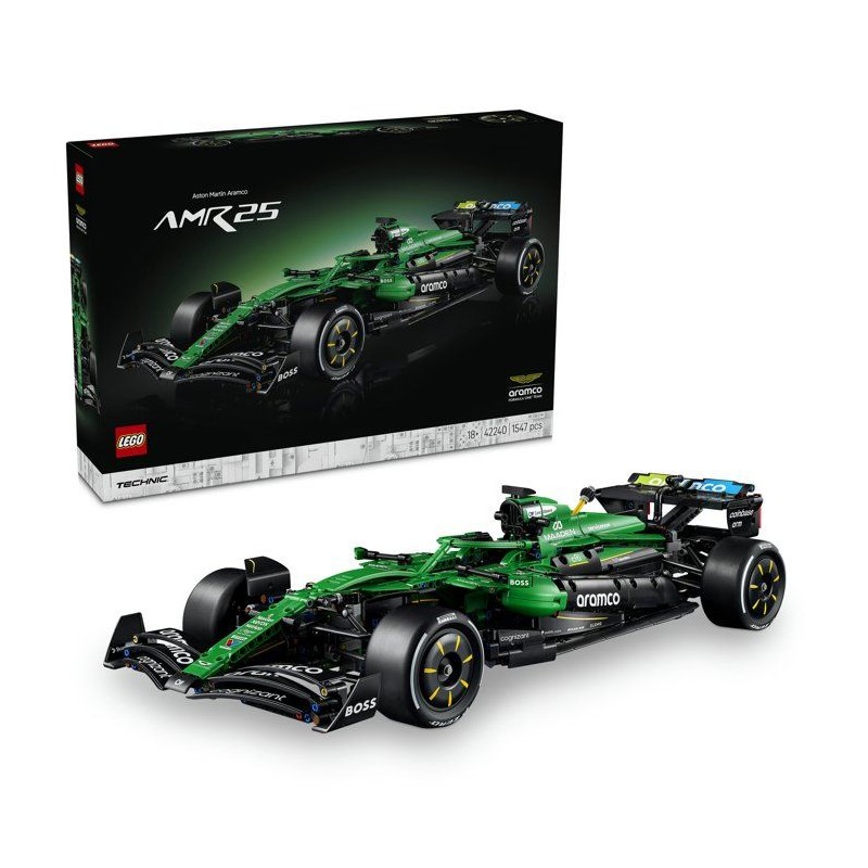 LEGO Technic 42240 Voiture Aston Martin Aramco AMR25 F1 - Set Adulte -