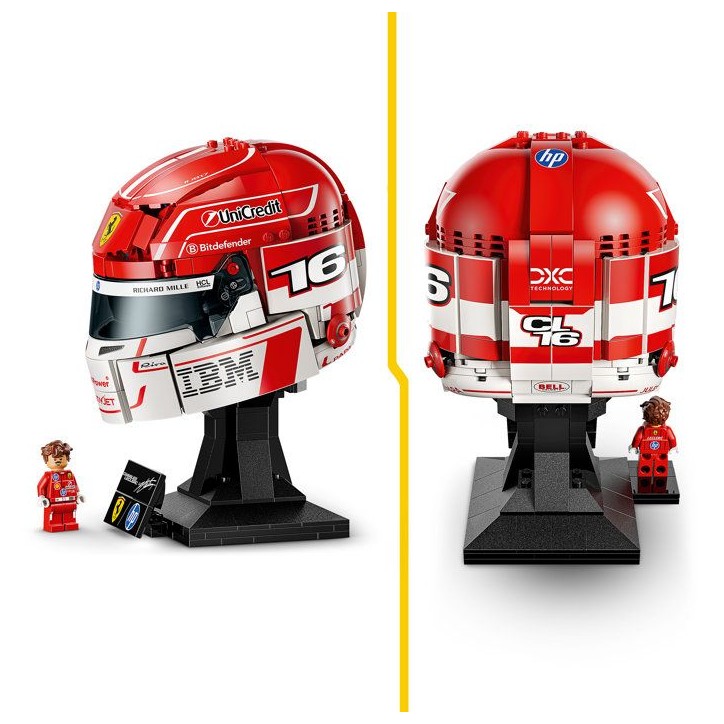 LEGO Editions 43014 Scuderia Ferrari HP Casque de Charles Leclerc - Maquette Produit F1 LEGO Editions 43014 Scuderia Ferrari HP Casque de Charles Leclerc - Maquette Produit F1
