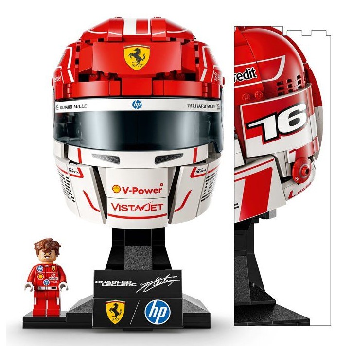 LEGO Editions 43014 Scuderia Ferrari HP Casque de Charles Leclerc - Maquette Produit F1 LEGO Editions 43014 Scuderia Ferrari HP Casque de Charles Leclerc - Maquette Produit F1