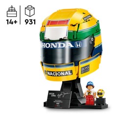 LEGO Editions 43024 Casque d'Ayrton Senna - Maquette Produit F1 - A partir de 14 ans
