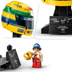 LEGO Editions 43024 Casque d'Ayrton Senna - Maquette Produit F1 - A pa