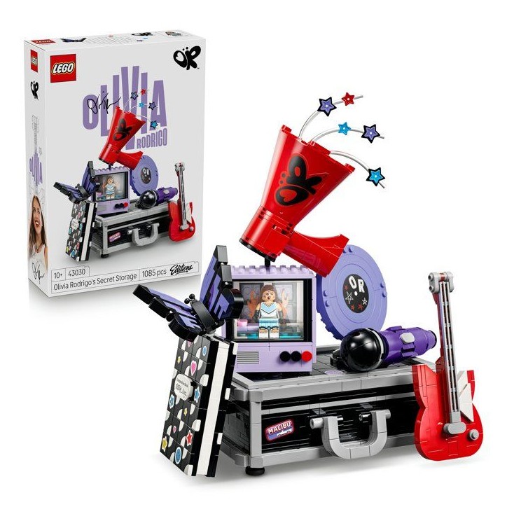 LEGO Set de construction LEGO Editions - 43030 - Coffre secret Olivia Rodrigo, studio d'enregistrement - Des 10 ans