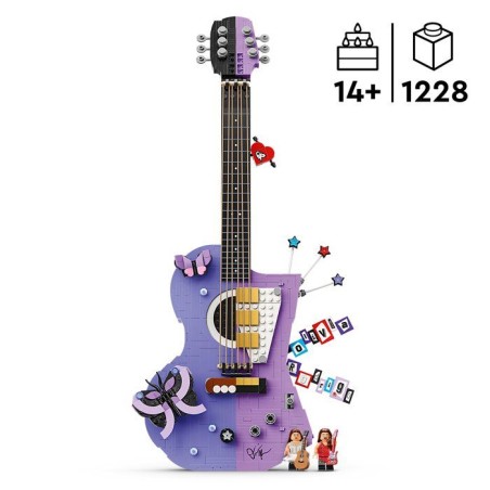 LEGO Set de construction LEGO Editions - 43031 - Double guitare Olivia Rodrigo, décoration musicale a exposer - Des 14 ans