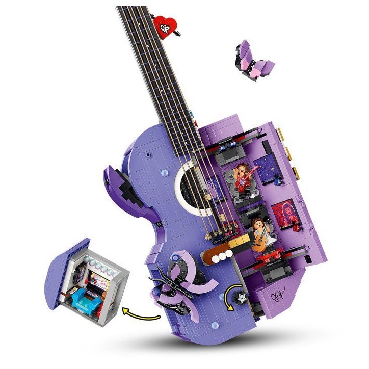 LEGO Set de construction LEGO Editions - 43031 - Double guitare Olivia Rodrigo, décoration musicale a exposer - Des 14 ans