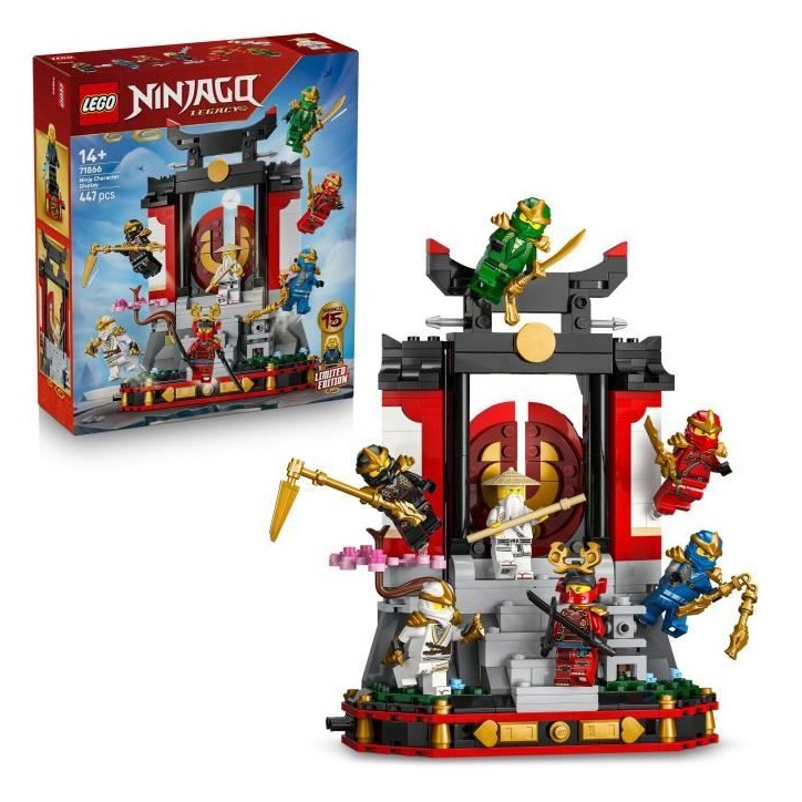LEGO NINJAGO 71866 15e Anniversaire : Collection des Personnages Ninjas - Jeu des 14 ans