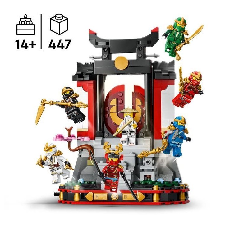 LEGO NINJAGO 71866 15e Anniversaire : Collection des Personnages Ninjas - Jeu des 14 ans