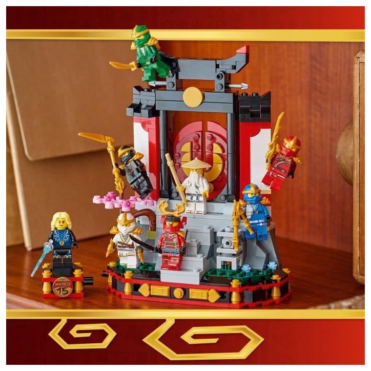 LEGO NINJAGO 71866 15e Anniversaire : Collection des Personnages Ninjas - Jeu des 14 ans