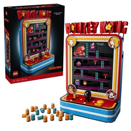 LEGO Donkey Kong Jeu d'Arcade Donkey Kong - Set pour Adulte - Maquette